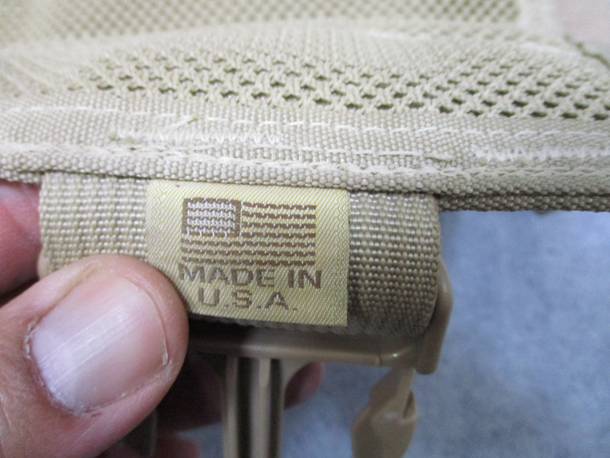 Spec-Ops Brand Drop Leg Panel Desert Tan Mesh Tactical Thigh Rig Made in USA
