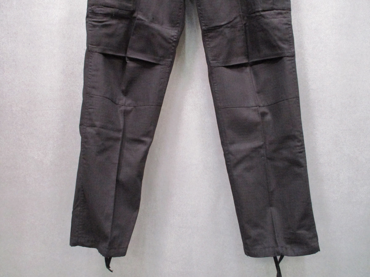 Rothco Black BDU Cargo Pants 100% Cotton Ripstop Tactical Military Style NWT