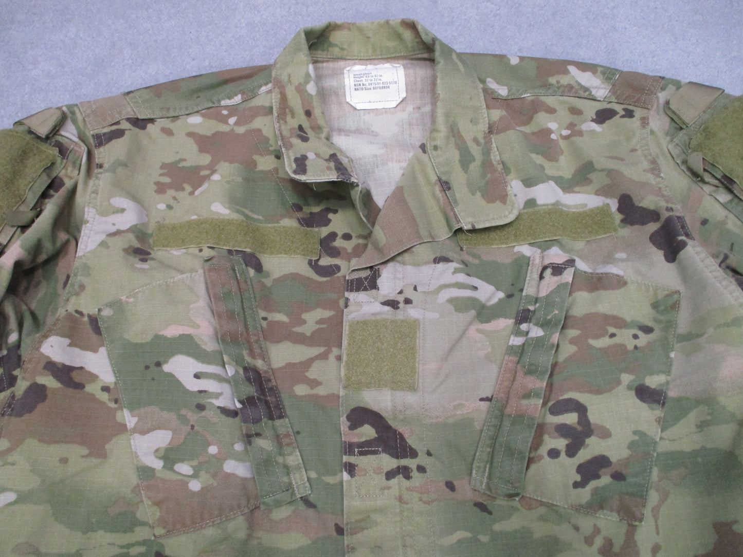 USGI OCP Scorpion ACU Combat Coat Shirt Blouse 50/50 Nylon Cotton Army USAF