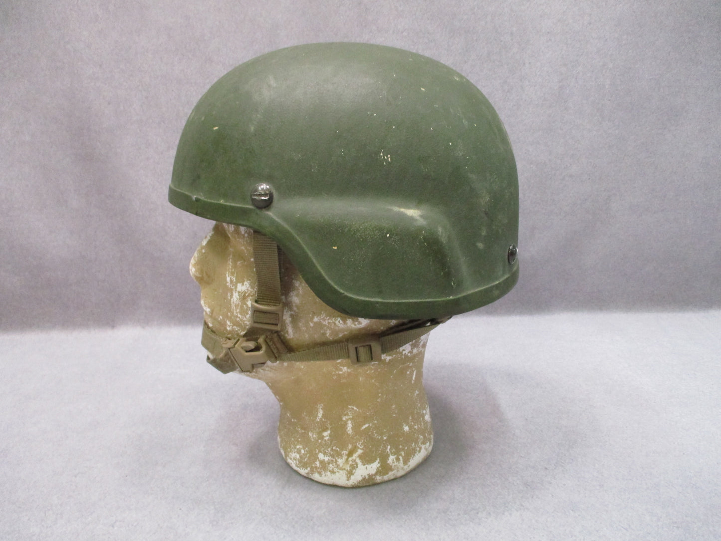 MADE WITH KEVLAR ADVANCED COMBAT HELMET ACH MICH ARMY 8470-01-506-6369 OD GREEN