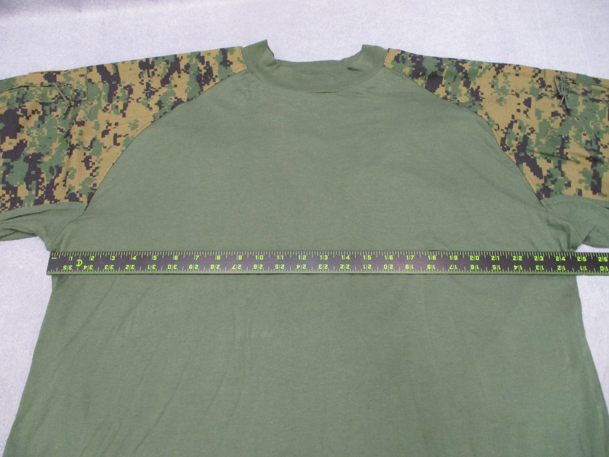 Rothco XL Woodland Digital Camo Combat Shirt Long Sleeve NYCO Tactical