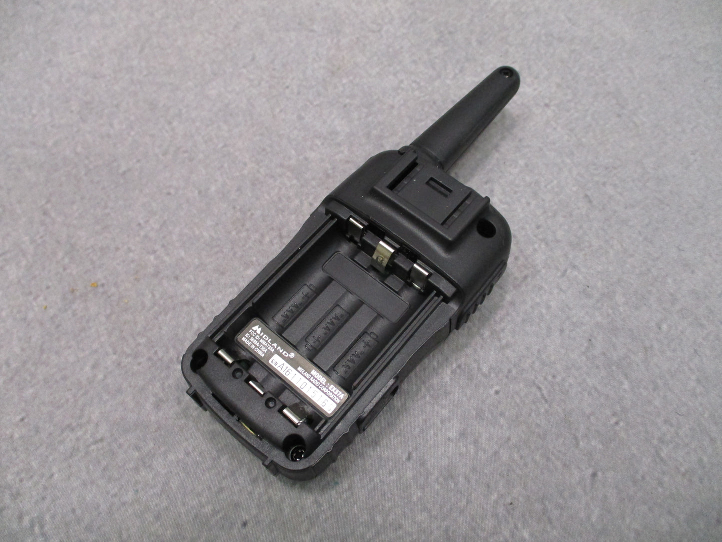 Midland EX37A X-Talker Walkie Talkies Pair Case Manuals Tested