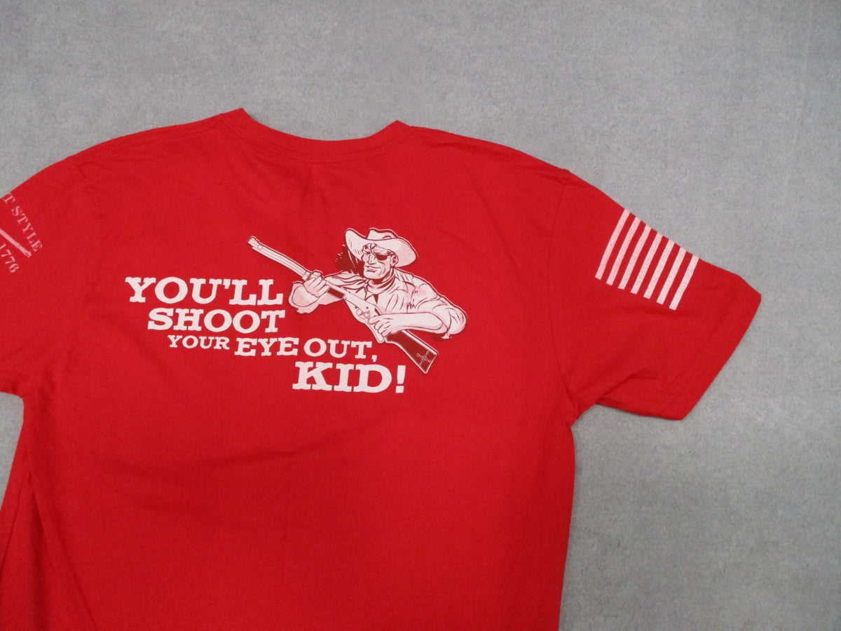 Grunt Style A Christmas Story You'll Shoot Your Eye Out Kid Red T-Shirt M-3XL