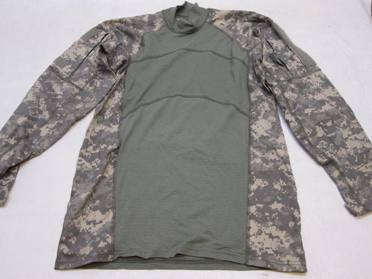 NWOT USGI ARMY COMBAT SHIRT MEDIUM ACU DIGITAL CAMO UCP FLAME RESISTANT ACS FR