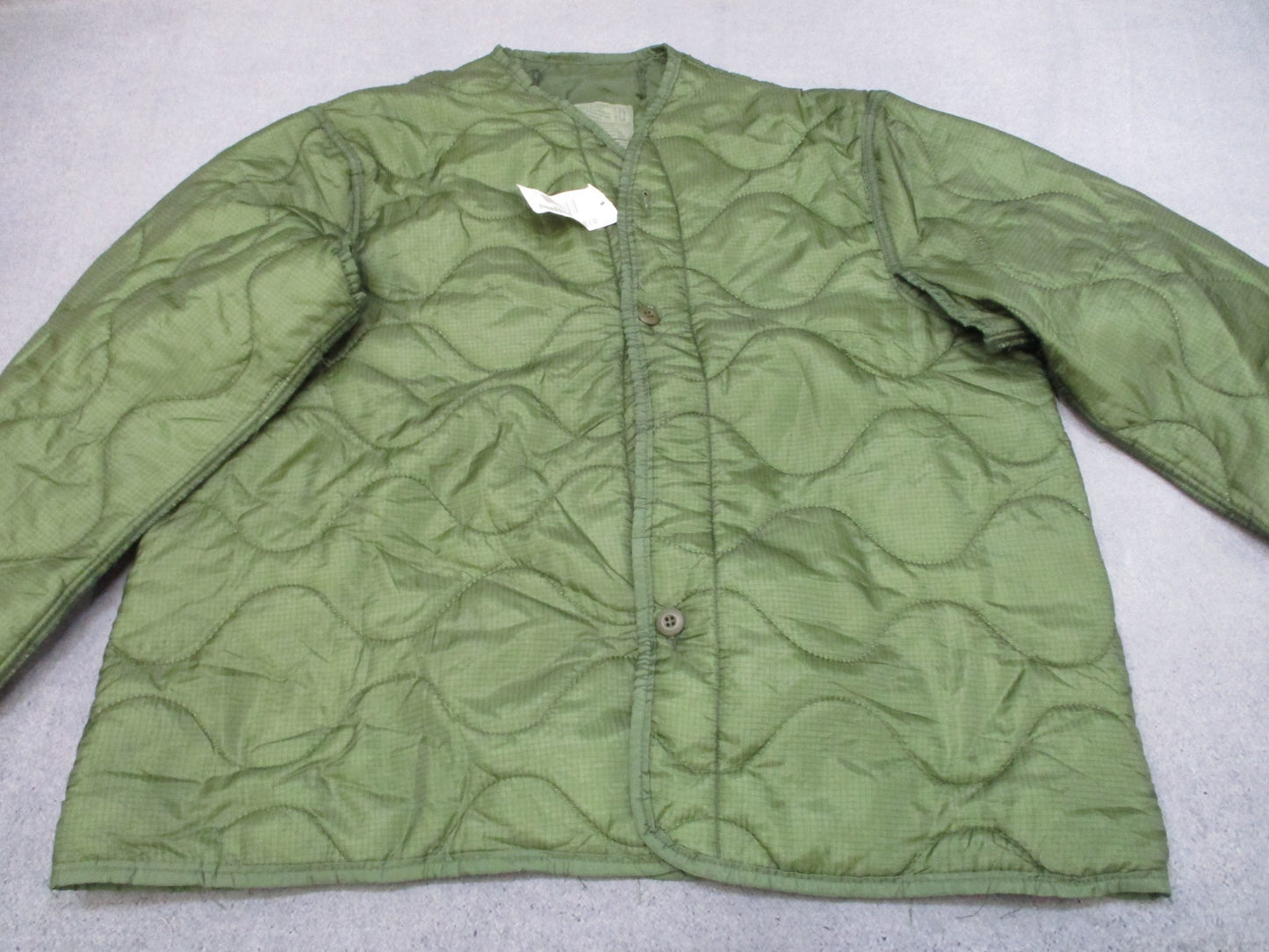 MILITARY LINER COLD WEATHER COAT FIELD JACKET QUILTED INSERT LARGE M65 2889