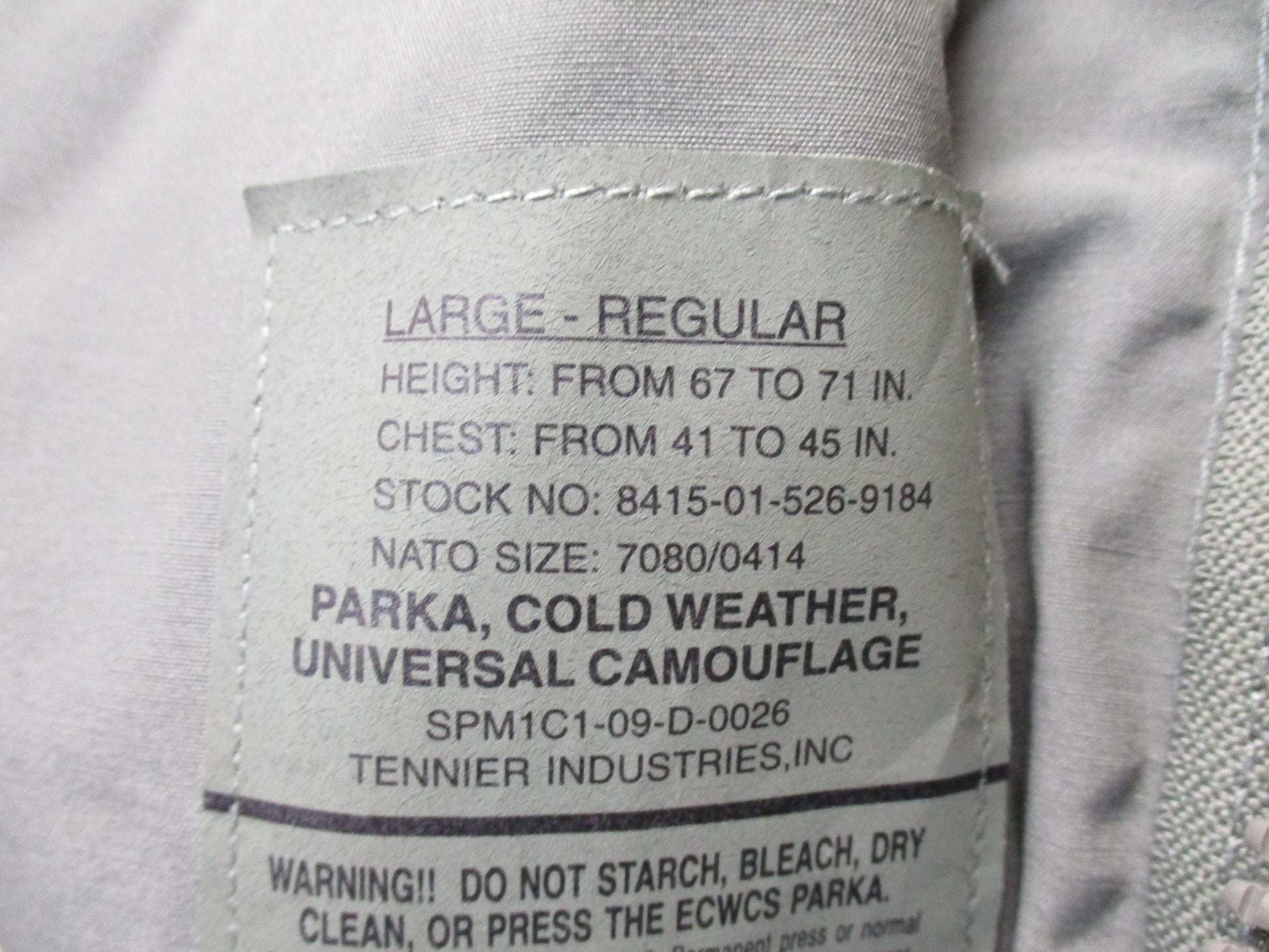 NEW ARMY ISSUE ACU DIGITAL GORE-TEX JACKET COLD/WET WEATHER PARKA LARGE/REGULAR - Centex Military Gear