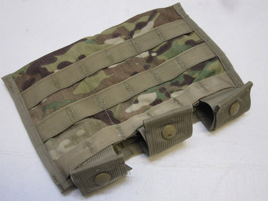 USED ARMY OCP ISSUE MULTICAM POUCH TRIPLE MAG SHINGLE MOLLE 8465-01-580-0967 - Centex Military Gear