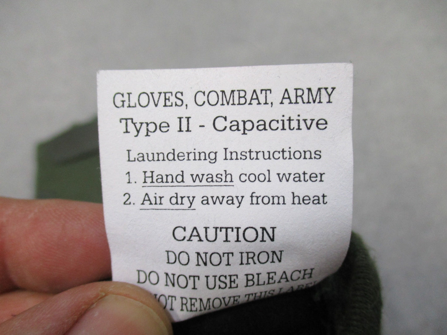 US ARMY COMBAT GLOVES TYPE II CAPACITIVE SMALL SHOOTER GLOVE CUT/FIRE RESISTANT