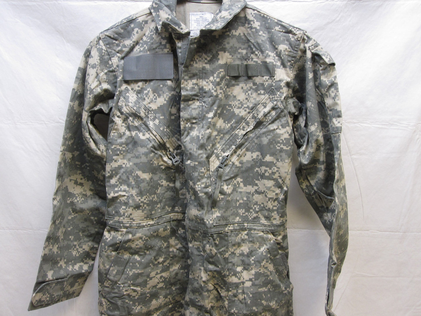 New MILITARY ARMY ISSUE MECHANIC COVERALLS UCP TYPE III SMALL ACU DIGITAL CAMO - Centex Military Gear