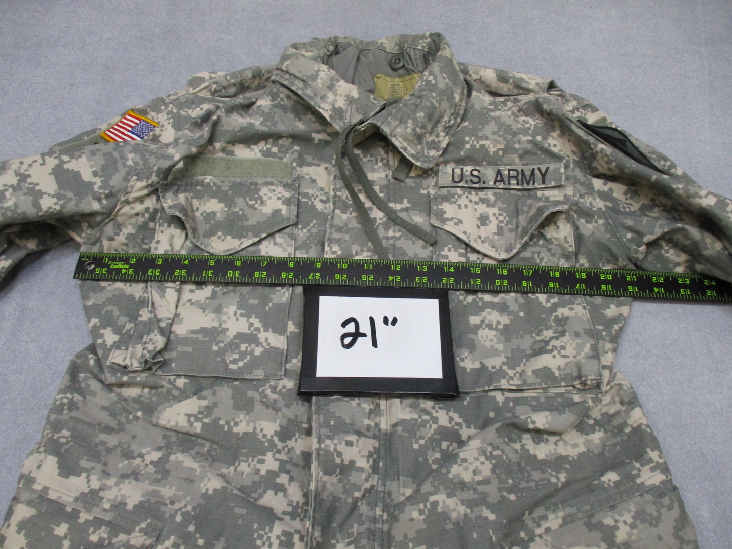 USGI ARMY ACU DIGITAL M-65 FIELD JACKET SMALL/LONG M65 COLD WEATHER COAT UCP - Centex Military Gear