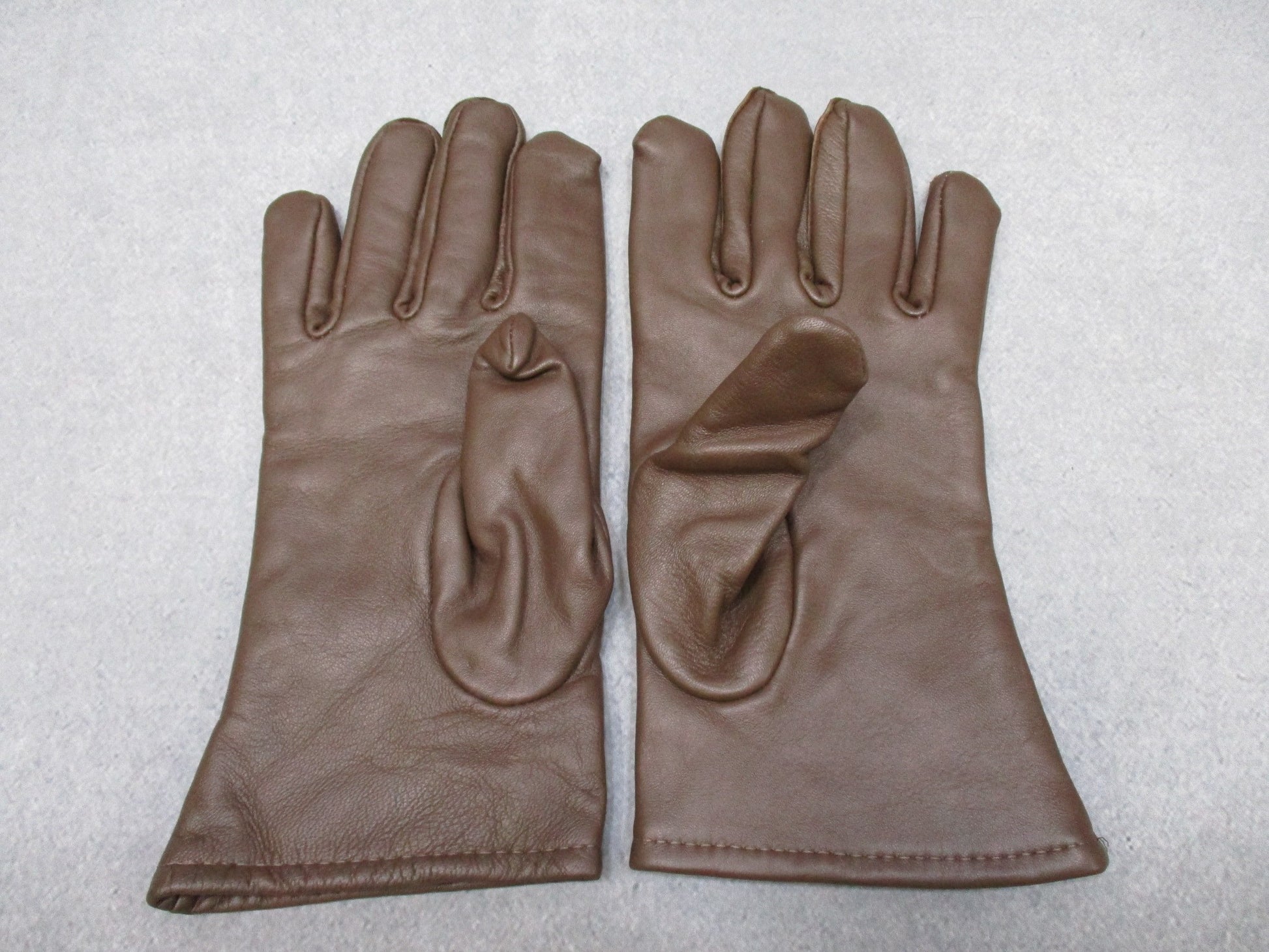 Used US Army Green Service Uniform AGSU Unisex Leather Walnut Dress Gloves Large - Centex Military Gear