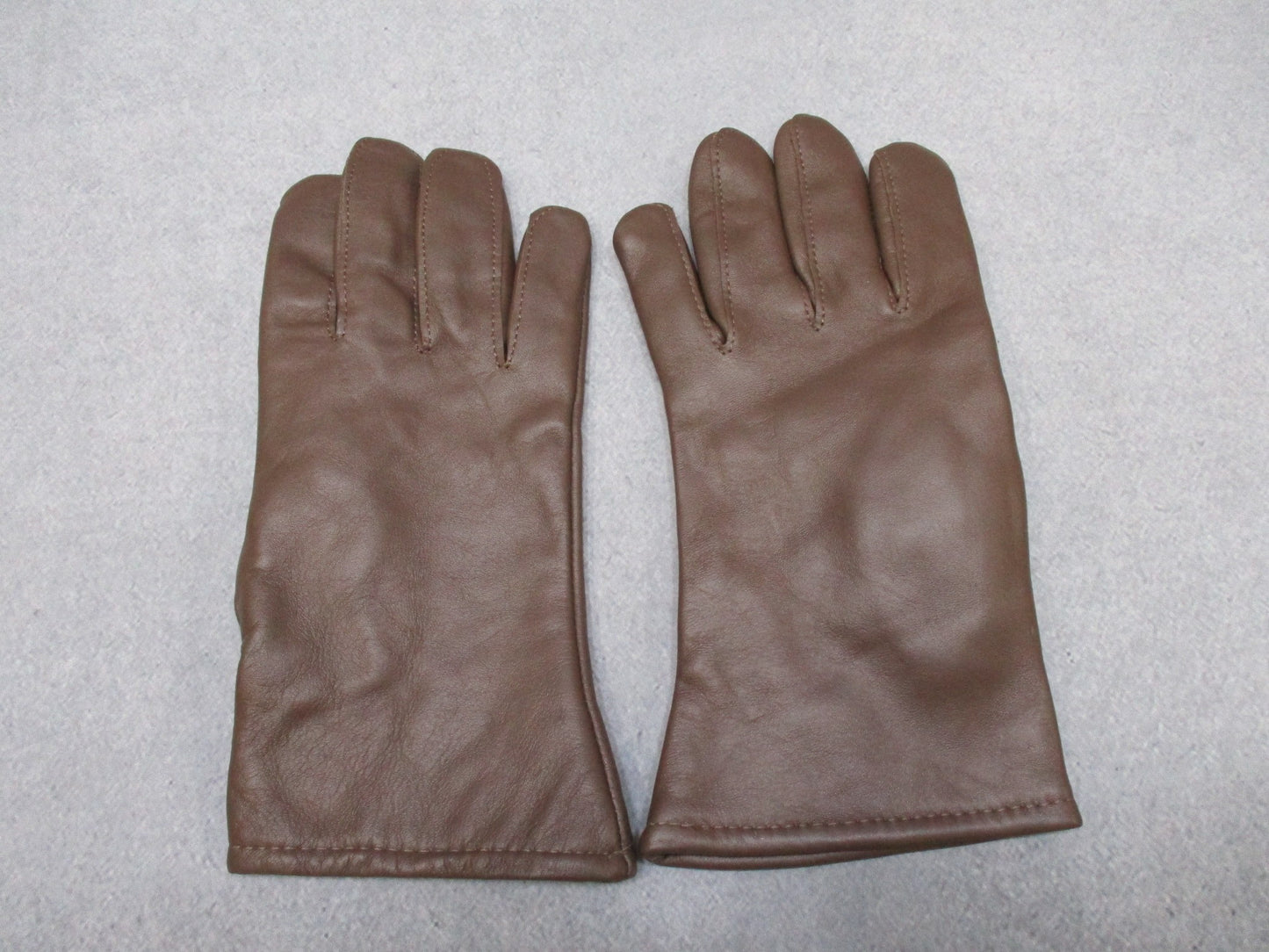 Used US Army Green Service Uniform AGSU Unisex Leather Walnut Dress Gloves Large - Centex Military Gear