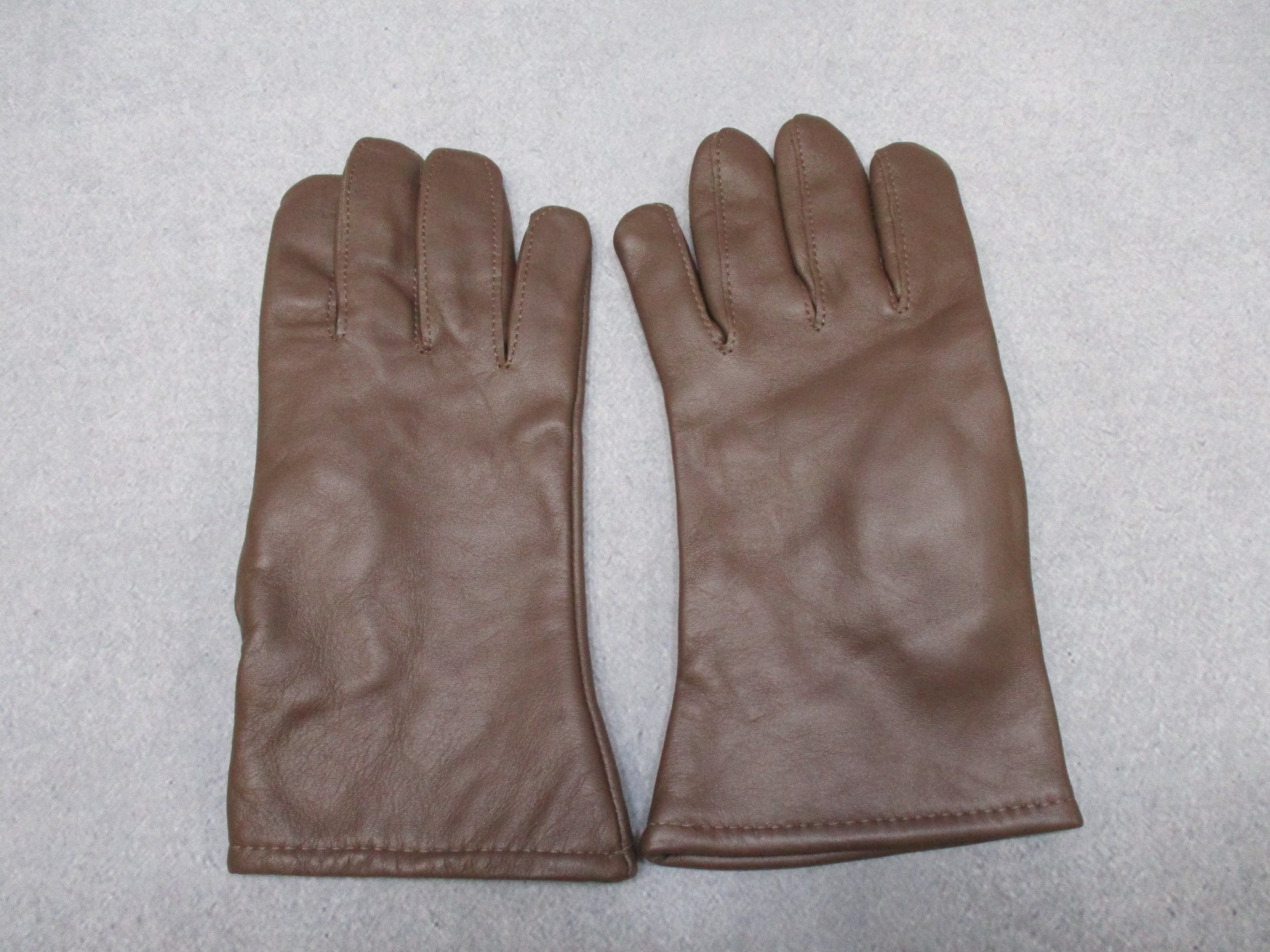 Used US Army Green Service Uniform AGSU Unisex Leather Walnut Dress Gloves Large - Centex Military Gear