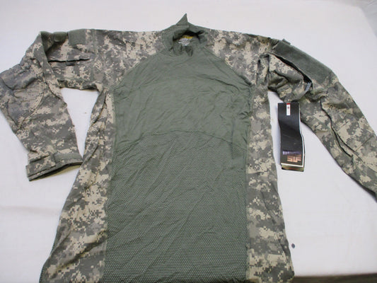 Centex Military Gear Massif FR Army ACU digital combat shirt in flame-resistant UCP camouflage, medium size, front view.