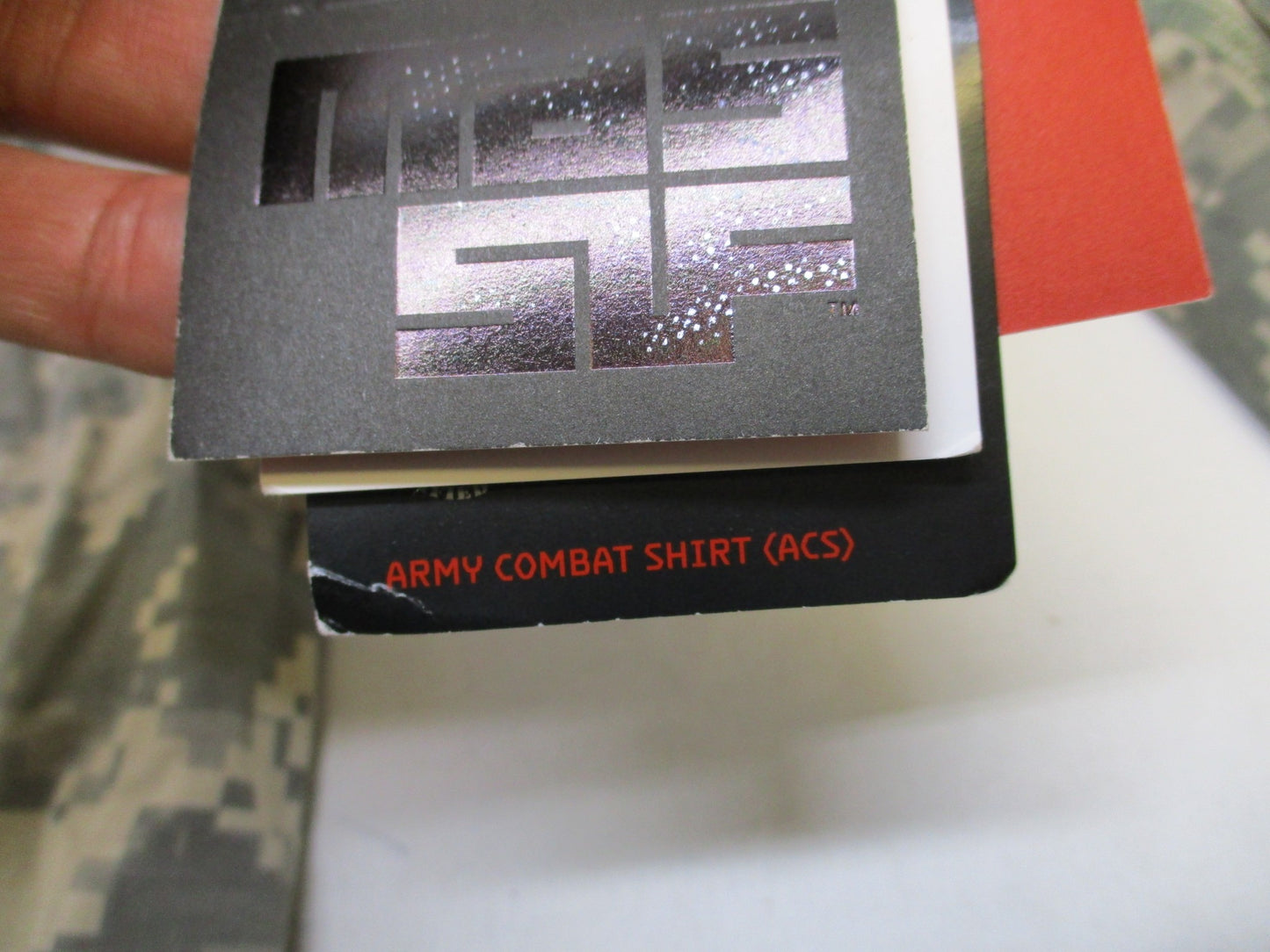 Centex Military Gear Massif FR Army ACU Digital Combat Shirt in flame-resistant UCP size Medium, featuring tactical camouflage pattern.