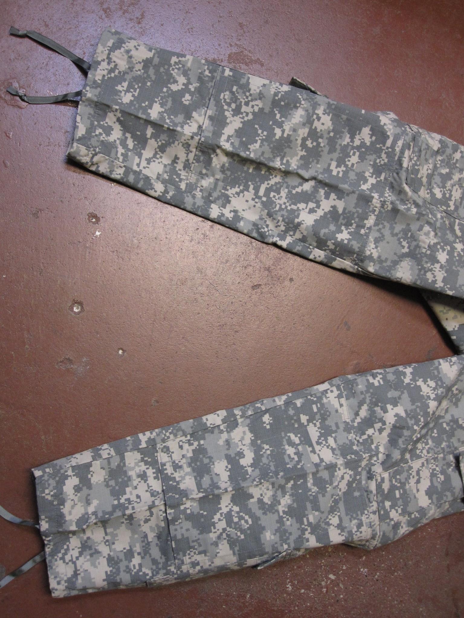NEW USGI ARMY ISSUE ACU DIGITAL COMBAT UNIFORM PANTS 50/50 COTTON/NYLON BOTTOMS - Centex Military Gear