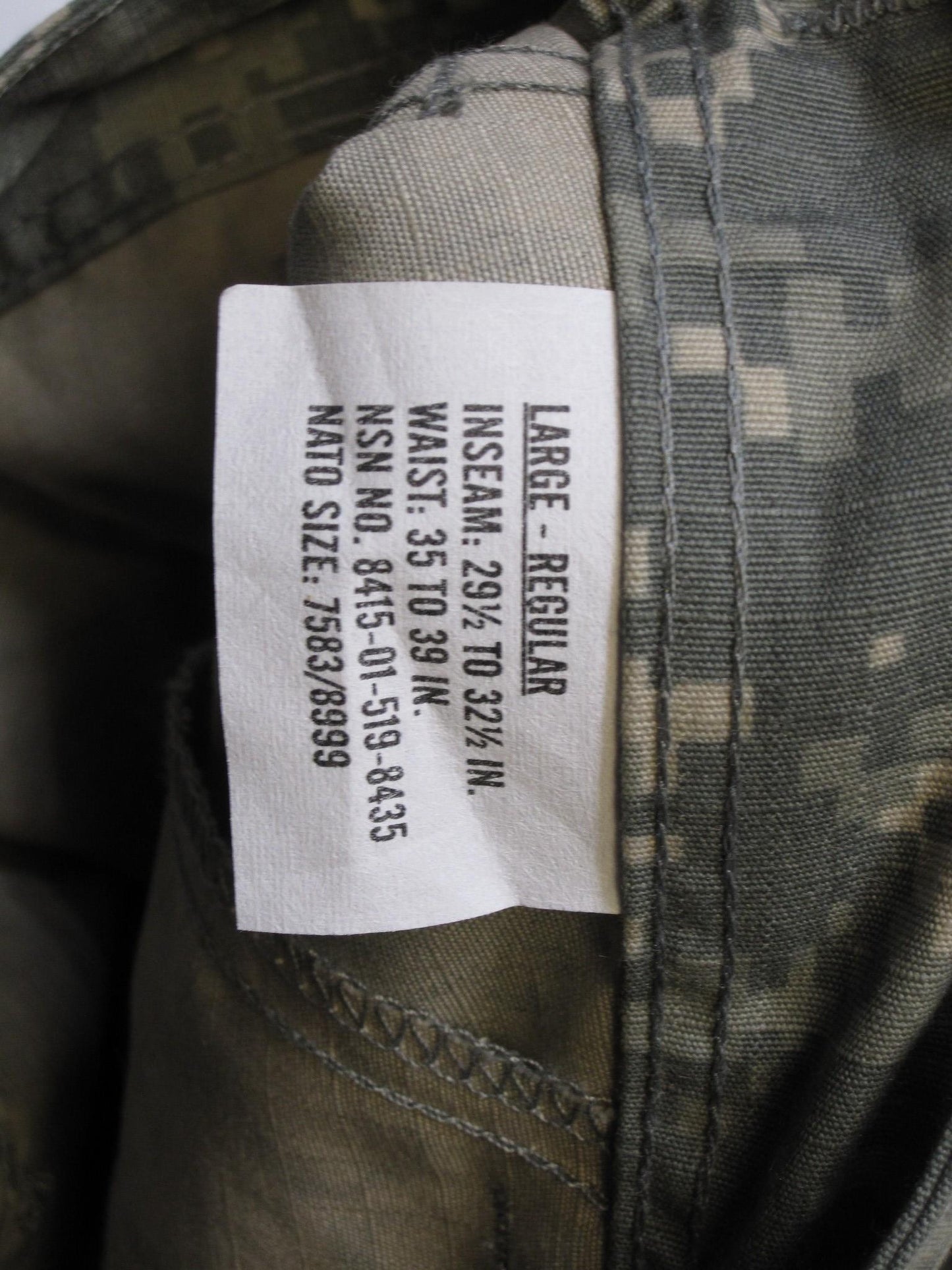 NEW USGI ARMY ISSUE ACU DIGITAL COMBAT UNIFORM PANTS 50/50 COTTON/NYLON BOTTOMS - Centex Military Gear
