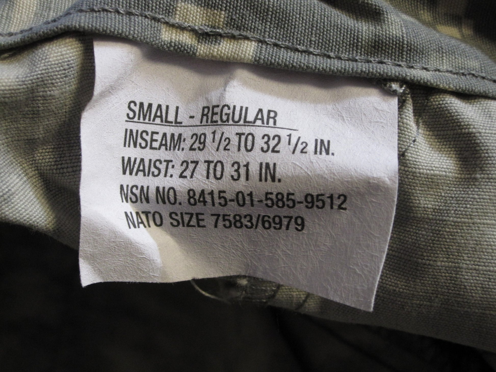 NEW USGI ARMY ISSUE ACU DIGITAL COMBAT UNIFORM PANTS 50/50 COTTON/NYLON BOTTOMS - Centex Military Gear