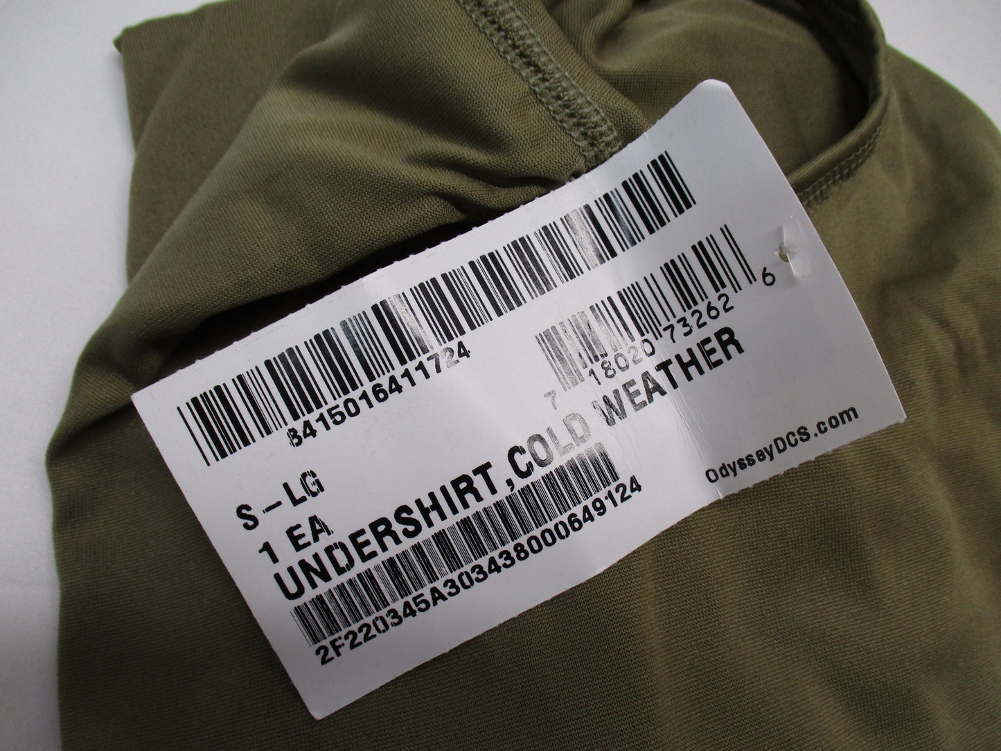 Army OCP silk weight base layer shirt by Centex Military Gear, small long undershirt with lightweight fabric and military-style design.