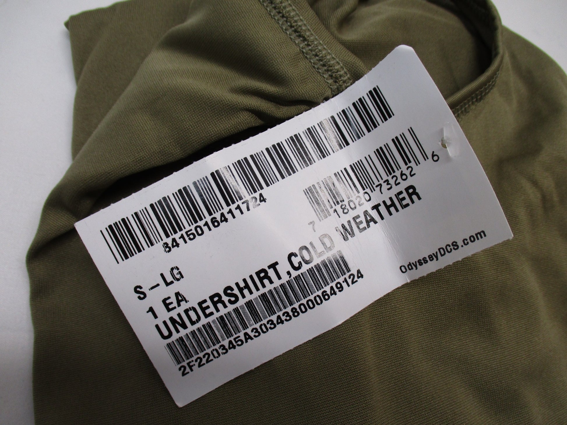 Army OCP silk weight base layer shirt by Centex Military Gear, small long undershirt with lightweight fabric and military-style design.