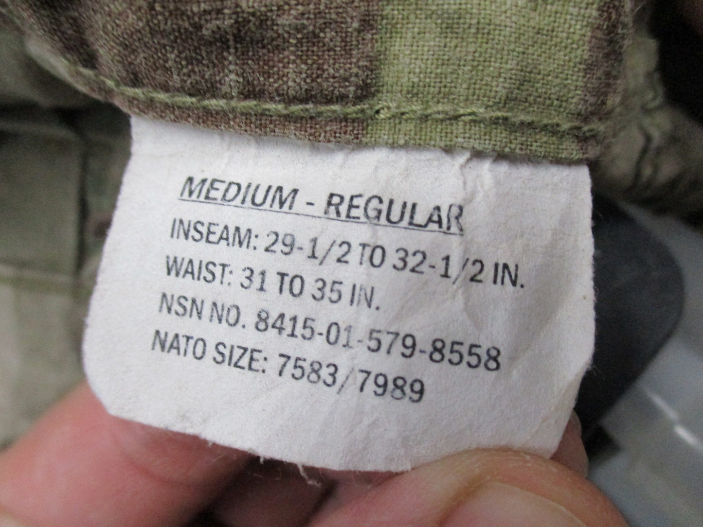 ORIGINAL OEF ARMY MULTICAM OCP COMBAT UNIFORM FR WORK PANTS CARGO TROUSER BOTTOM - Centex Military Gear