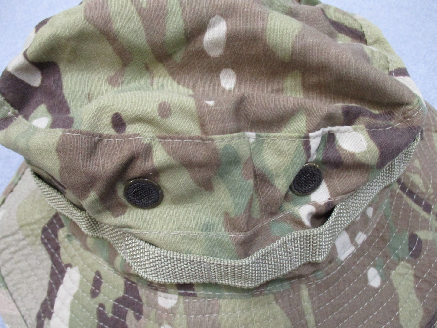 USED OEF SUN HAT USGI ARMY ISSUE OCP MULTICAM BOONIE CAP BUCKET HAT SZ: 7 BUSH - Centex Military Gear