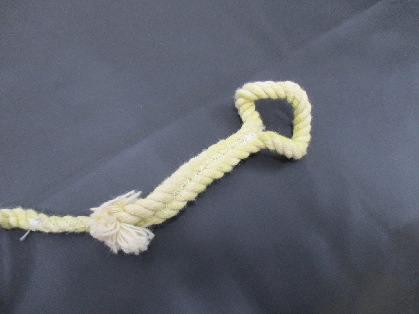 US MILITARY U.S.G.I SHELTER HALF TENT WHITE GUY CORD ROPE QTY (1) STRING (USED)