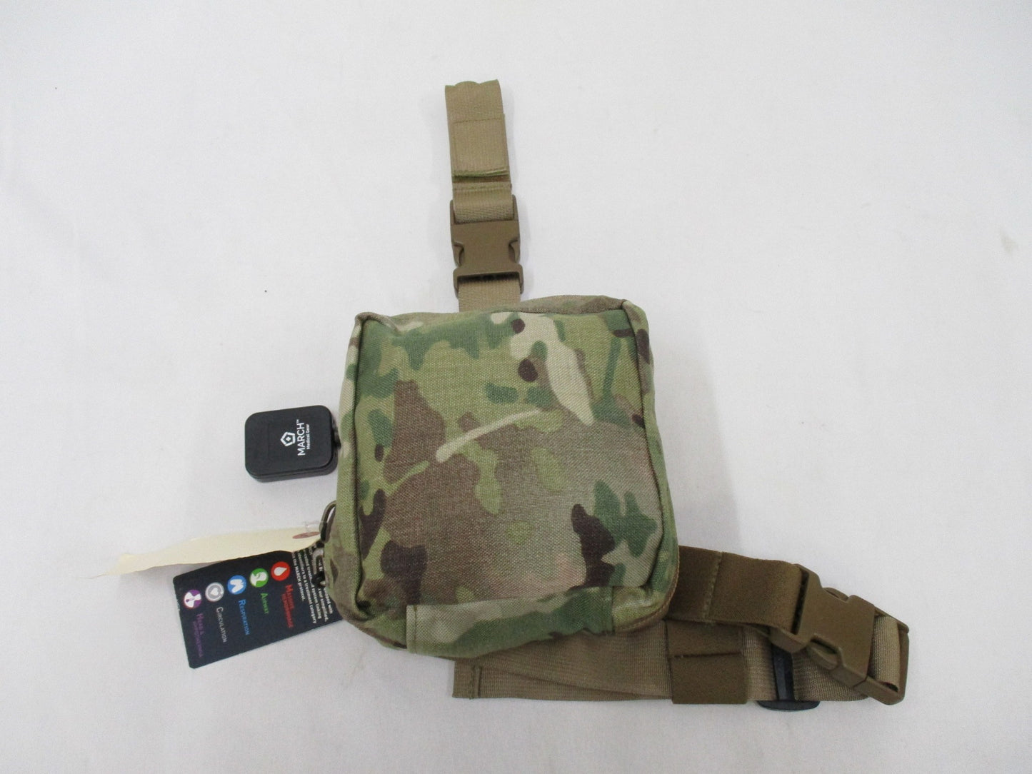 MOJO IFAK INTERMEDIATE KIT STOCKED MULTICAM DROP LEG or MOLLE POUCH MILITARY KIT