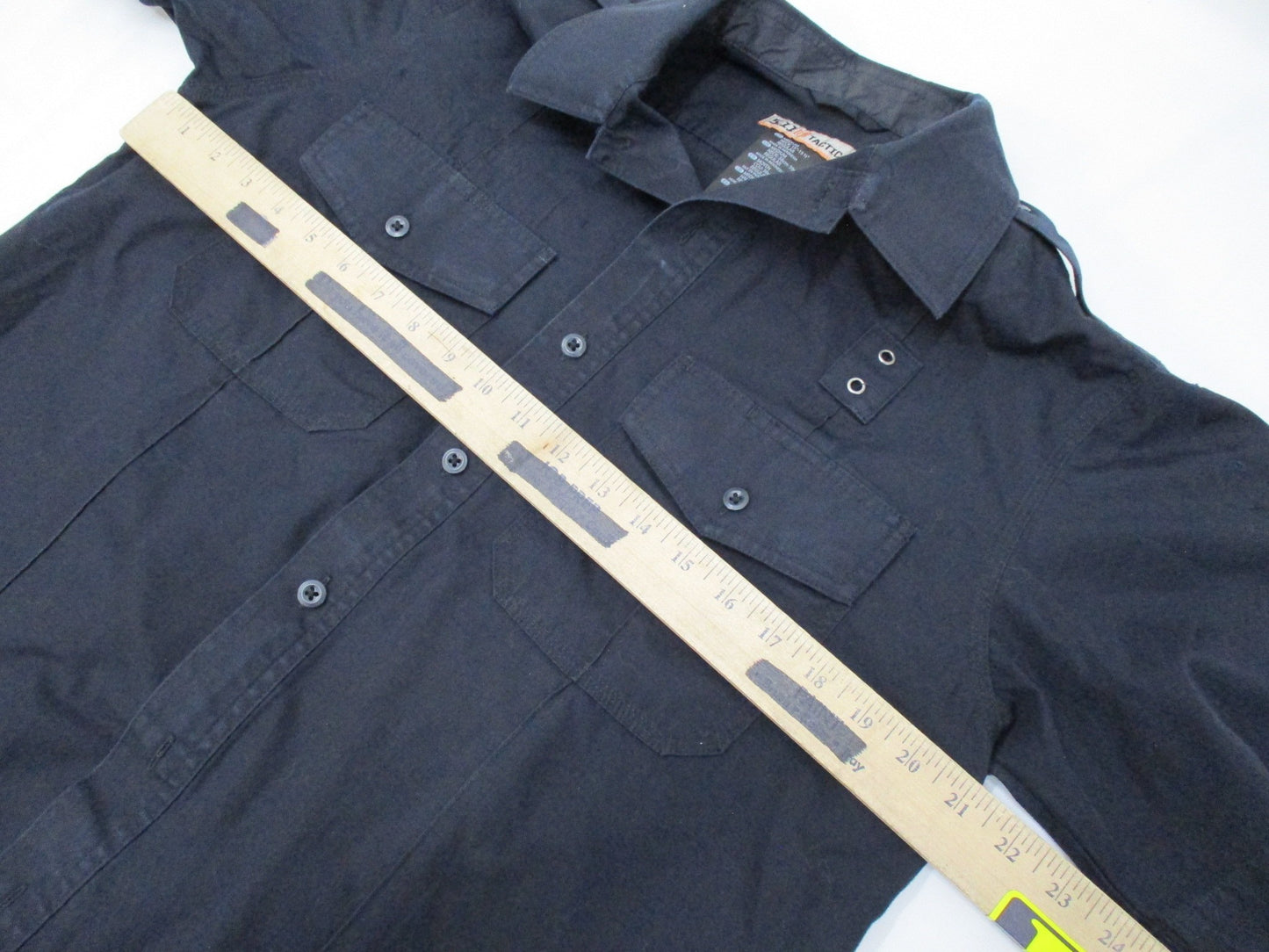 5.11 TACTICAL MIDNIGHT BLUE SECURITY LEO SHORT SLEEVE DRESS SHIRT MEDIUM/REGULAR