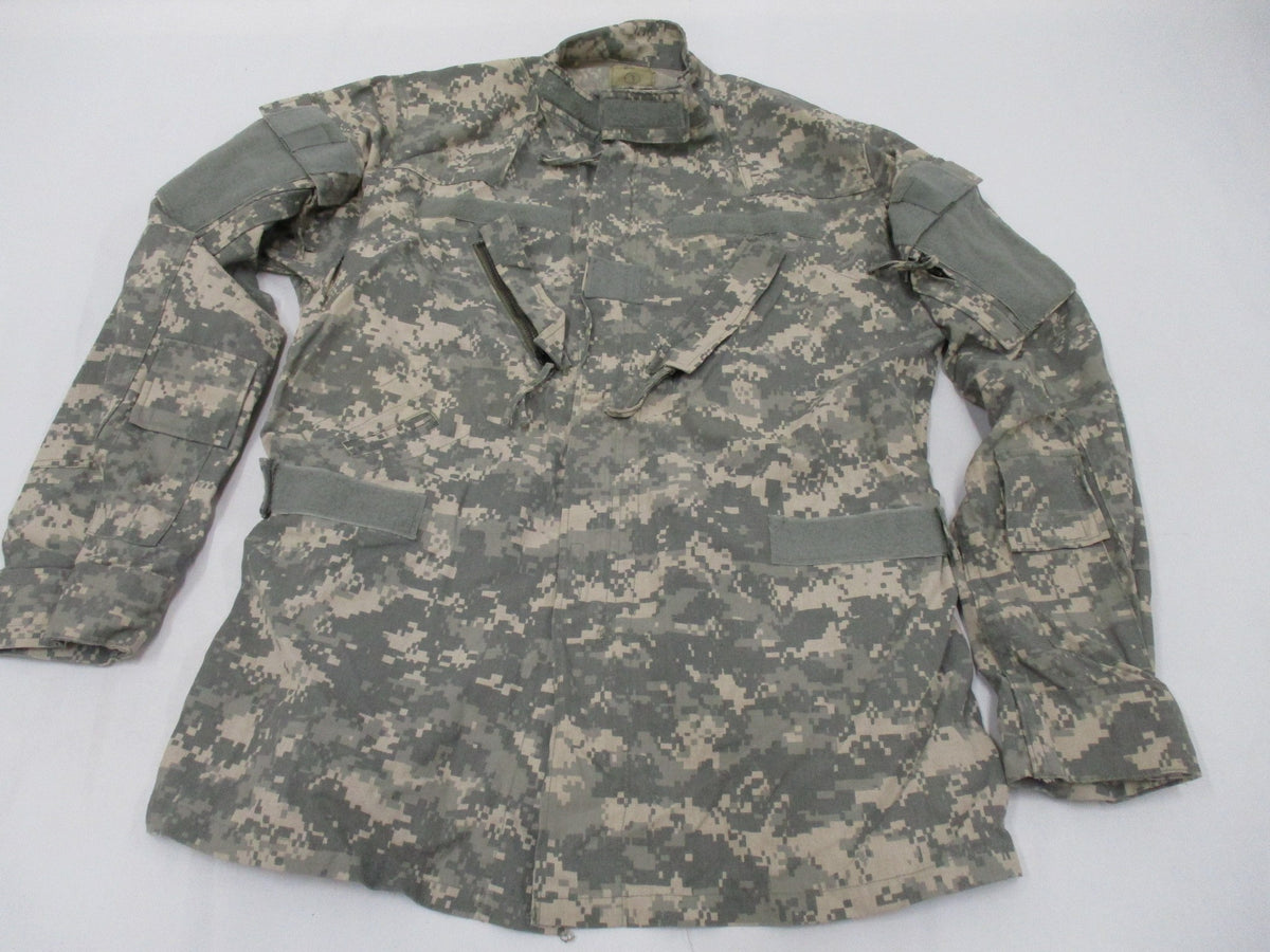 US Army aviation uniform shirt in ACU digital camouflage with aircrew combat design, made of aramid fabric by Centex Military Gear.