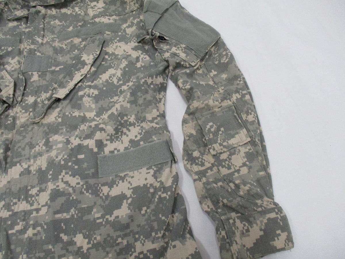 US Army aviation uniform shirt featuring ACU digital camouflage, aircrew combat design, aramid coat, by Centex Military Gear.
