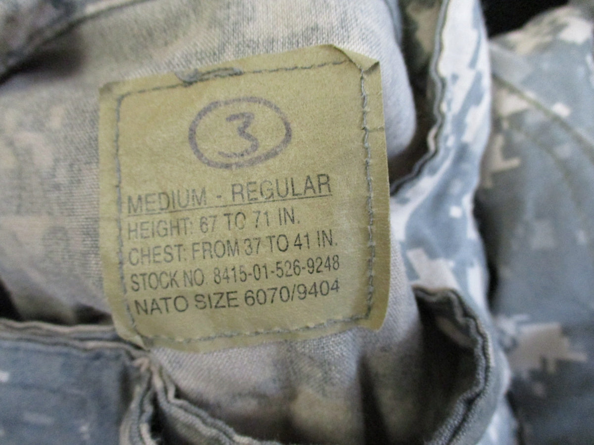 US Army aviation uniform shirt in ACU digital camouflage with aircrew design, made of aramid combat fabric, by Centex Military Gear.
