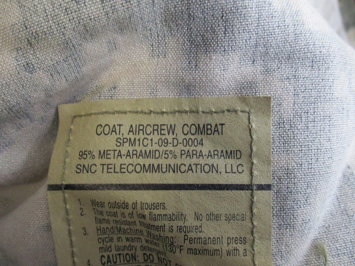 US Army aviation combat uniform shirt in digital ACU pattern, made by Centex Military Gear, featuring aramid coat and aircrew design.