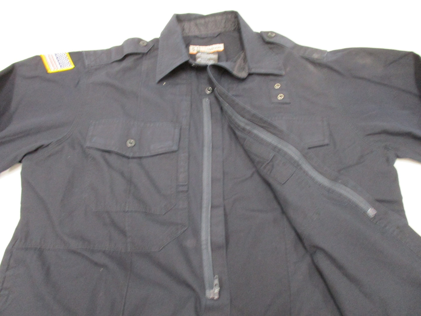 5.11 TACTICAL MIDNIGHT BLUE SECURITY LEO LONG SLEEVE DRESS SHIRT MEDIUM/REGULAR