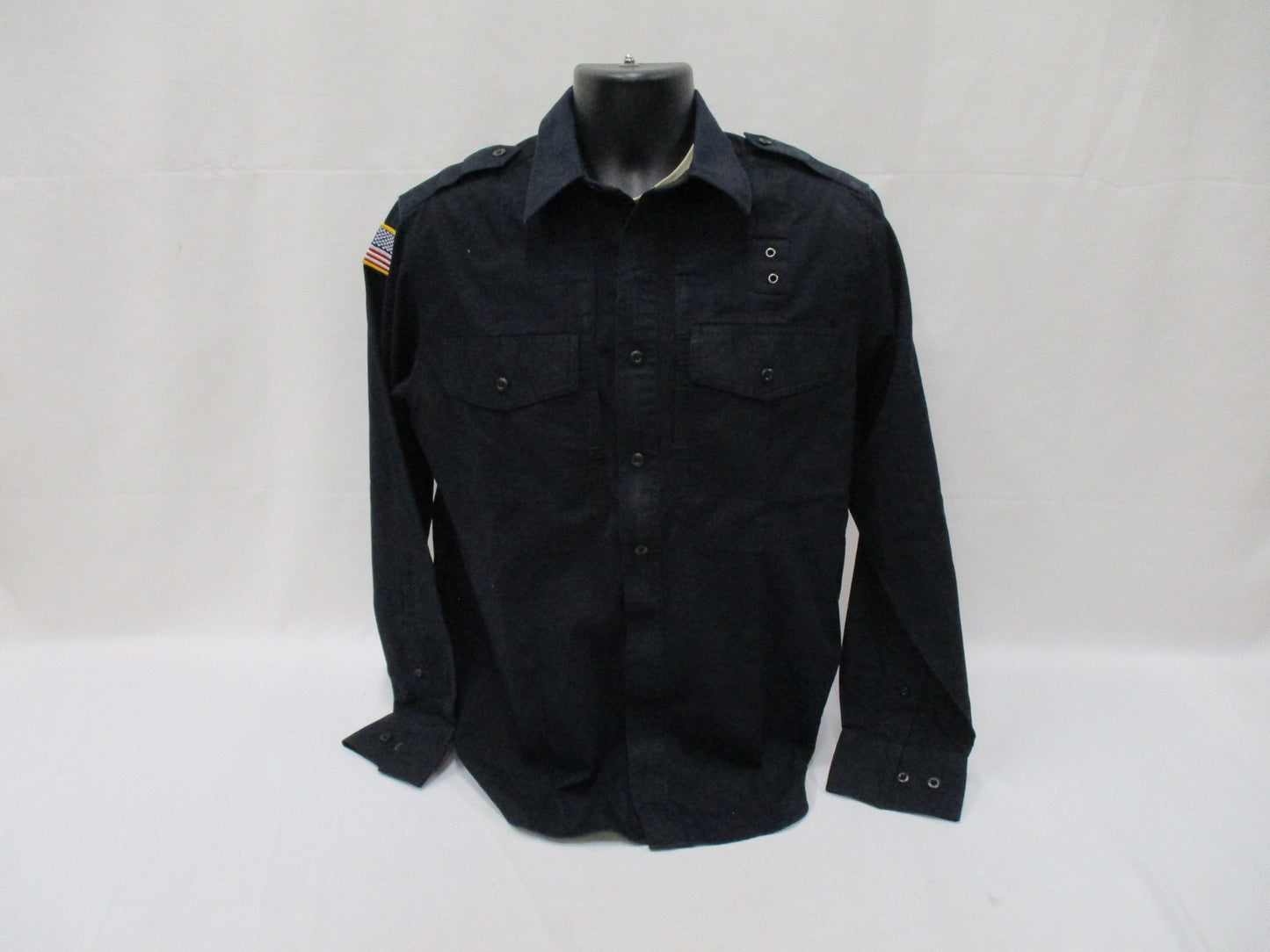 5.11 TACTICAL MIDNIGHT BLUE SECURITY LEO LONG SLEEVE DRESS SHIRT MEDIUM/REGULAR