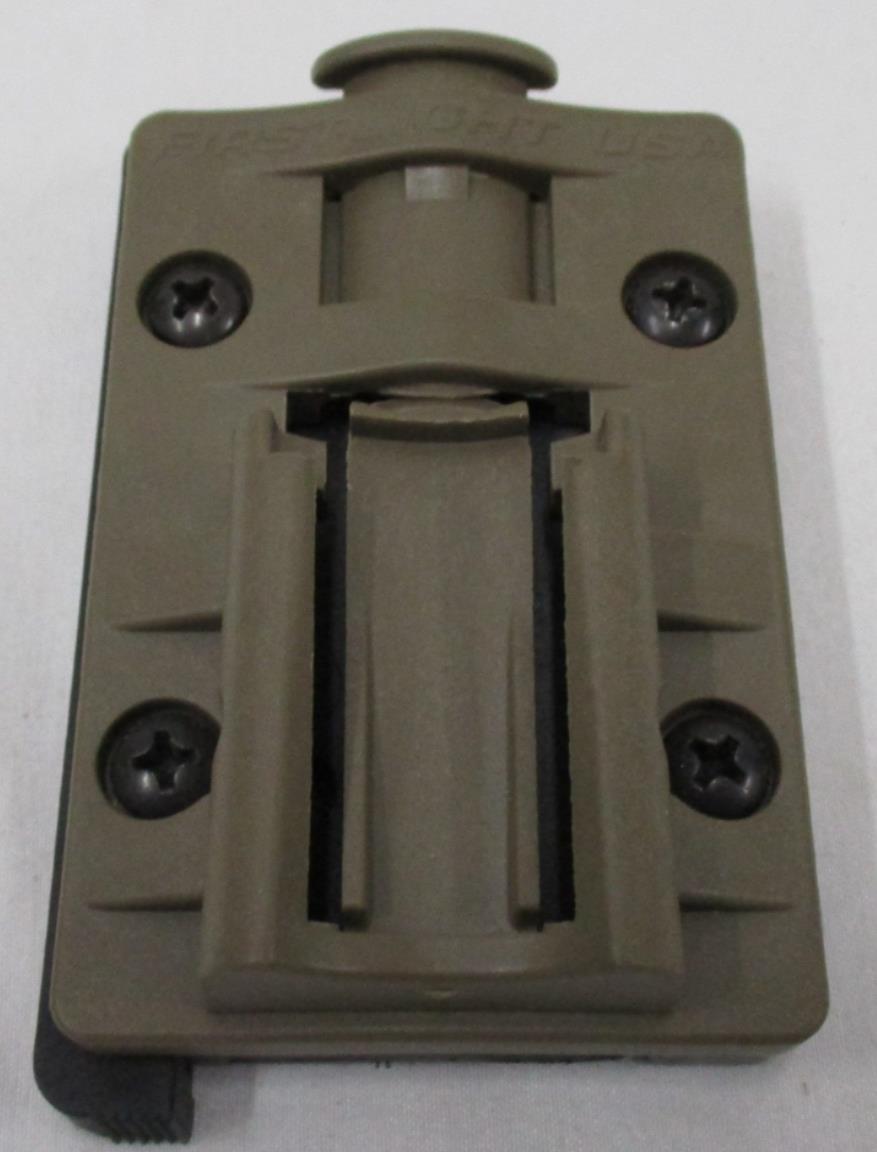 USED FIRST LIGHT TOMAHAWK T-MAX TORQ TRS MOLLE BLADE MOUNT ADAPTER COYOTE TAN