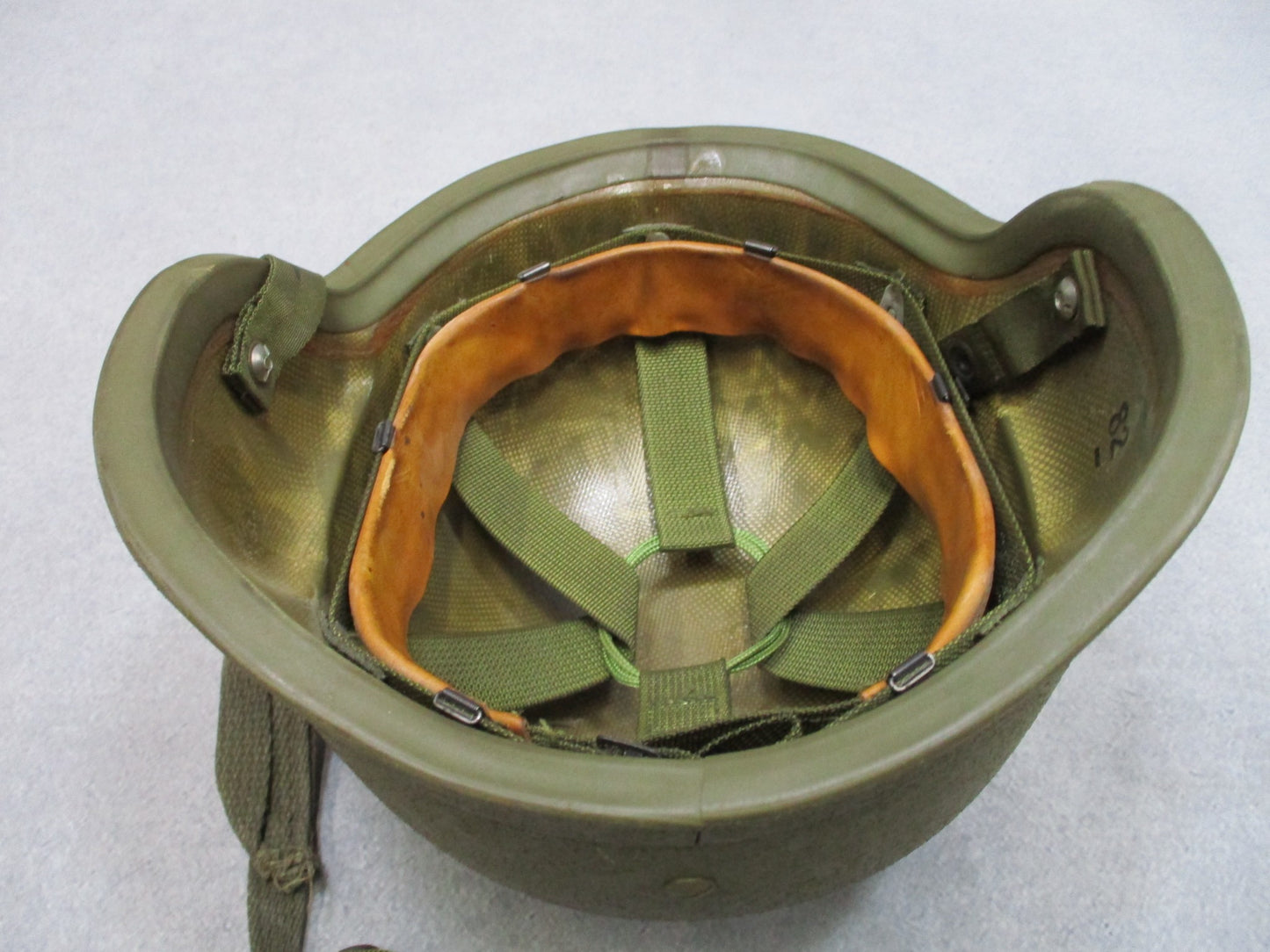 US Military PASGT Ballistic Helmet Small Made with Kevlar Level III-A OD Green