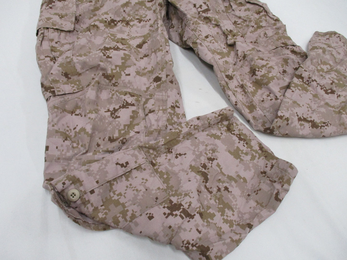 NEW USMC DESERT MARPAT FROG COMBAT PANTS MEDIUM/REGULAR MARINES ENSEMBLE TROUSER
