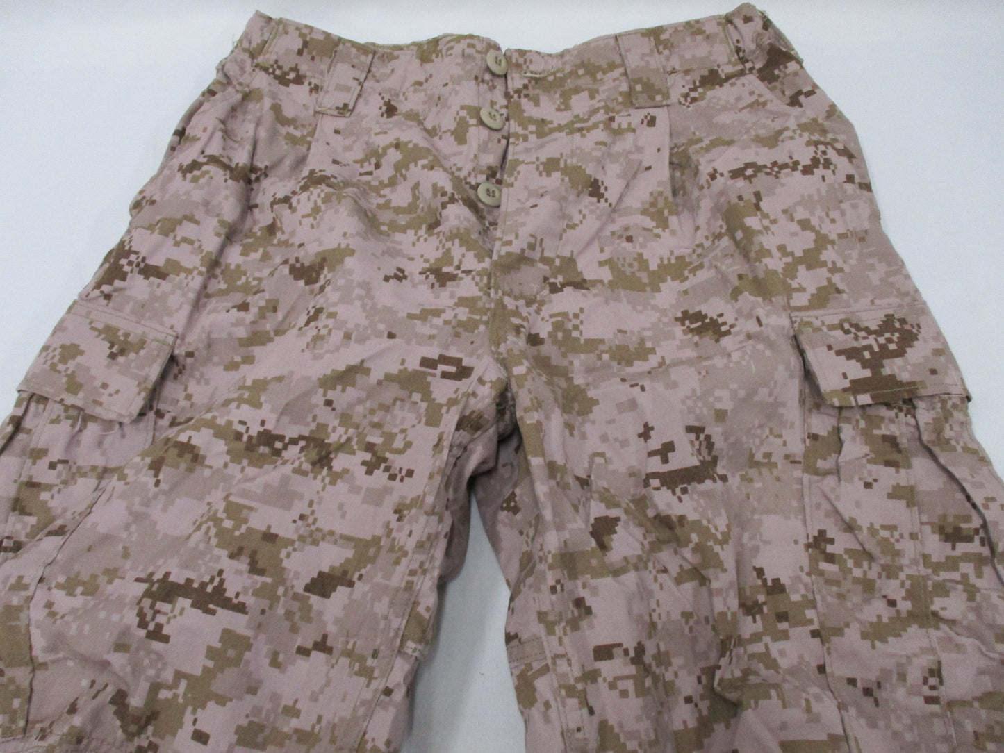 NEW USMC DESERT MARPAT FROG COMBAT PANTS MEDIUM/REGULAR MARINES ENSEMBLE TROUSER
