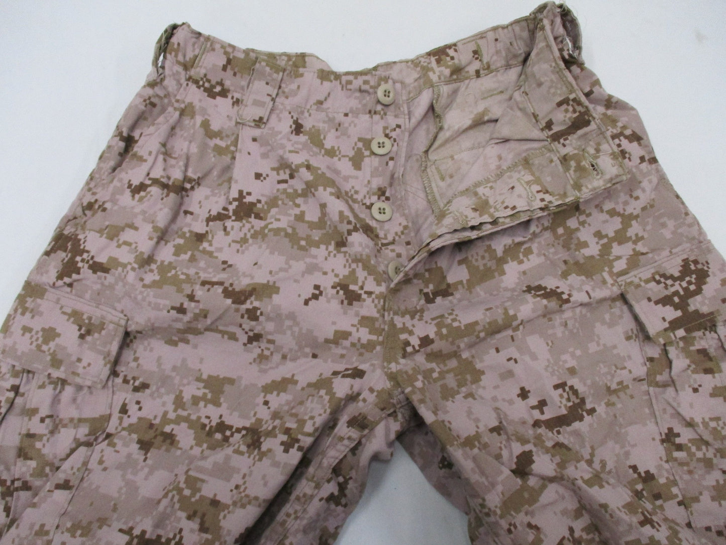 NEW USMC DESERT MARPAT FROG COMBAT PANTS MEDIUM/REGULAR MARINES ENSEMBLE TROUSER