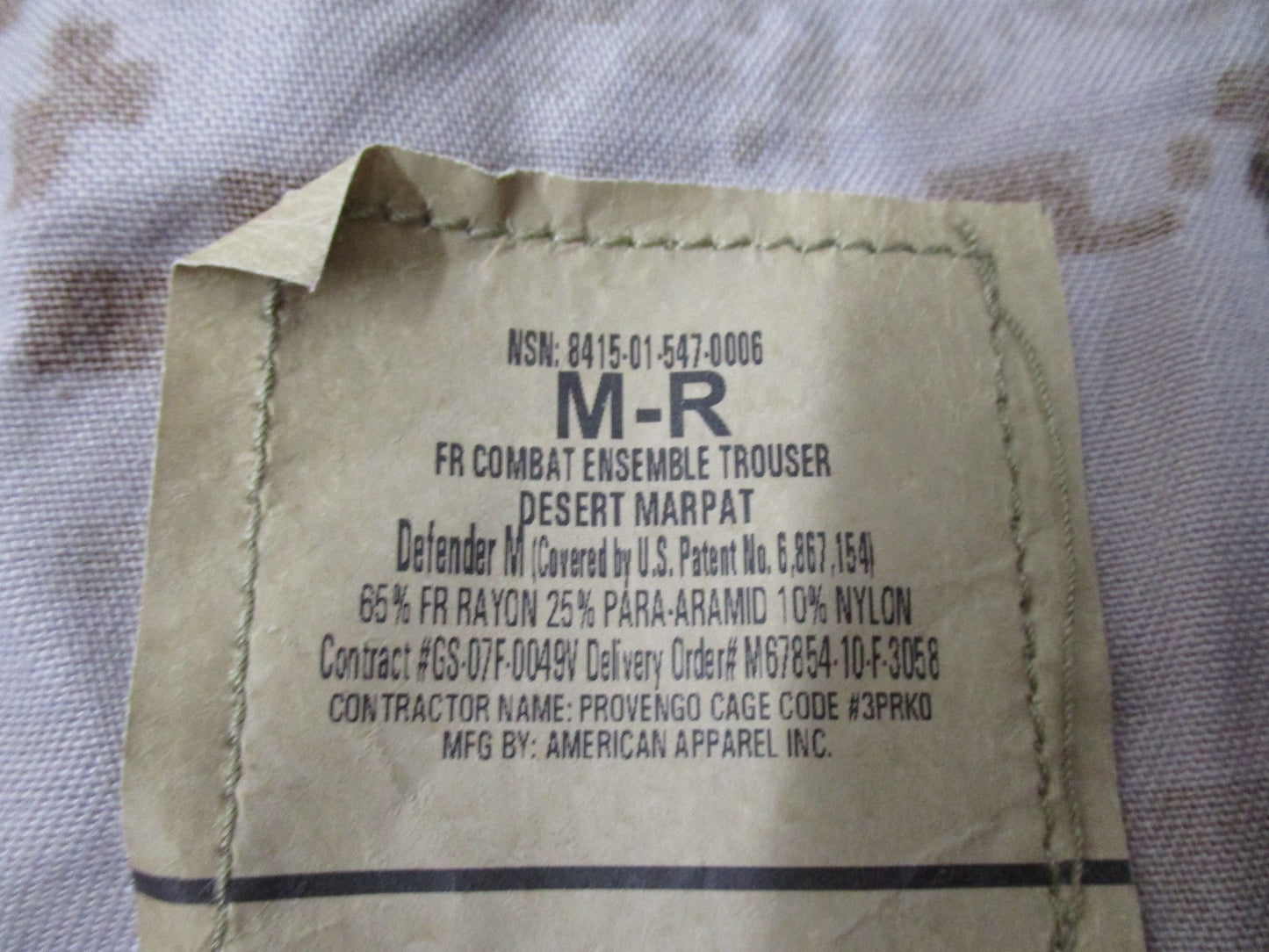 NEW USMC DESERT MARPAT FROG COMBAT PANTS MEDIUM/REGULAR MARINES ENSEMBLE TROUSER