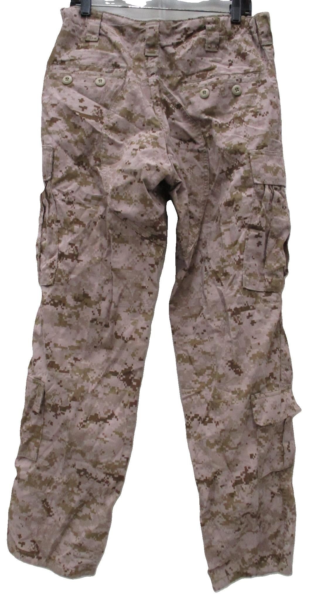 NEW USMC DESERT MARPAT FROG COMBAT PANTS MEDIUM/REGULAR MARINES ENSEMBLE TROUSER