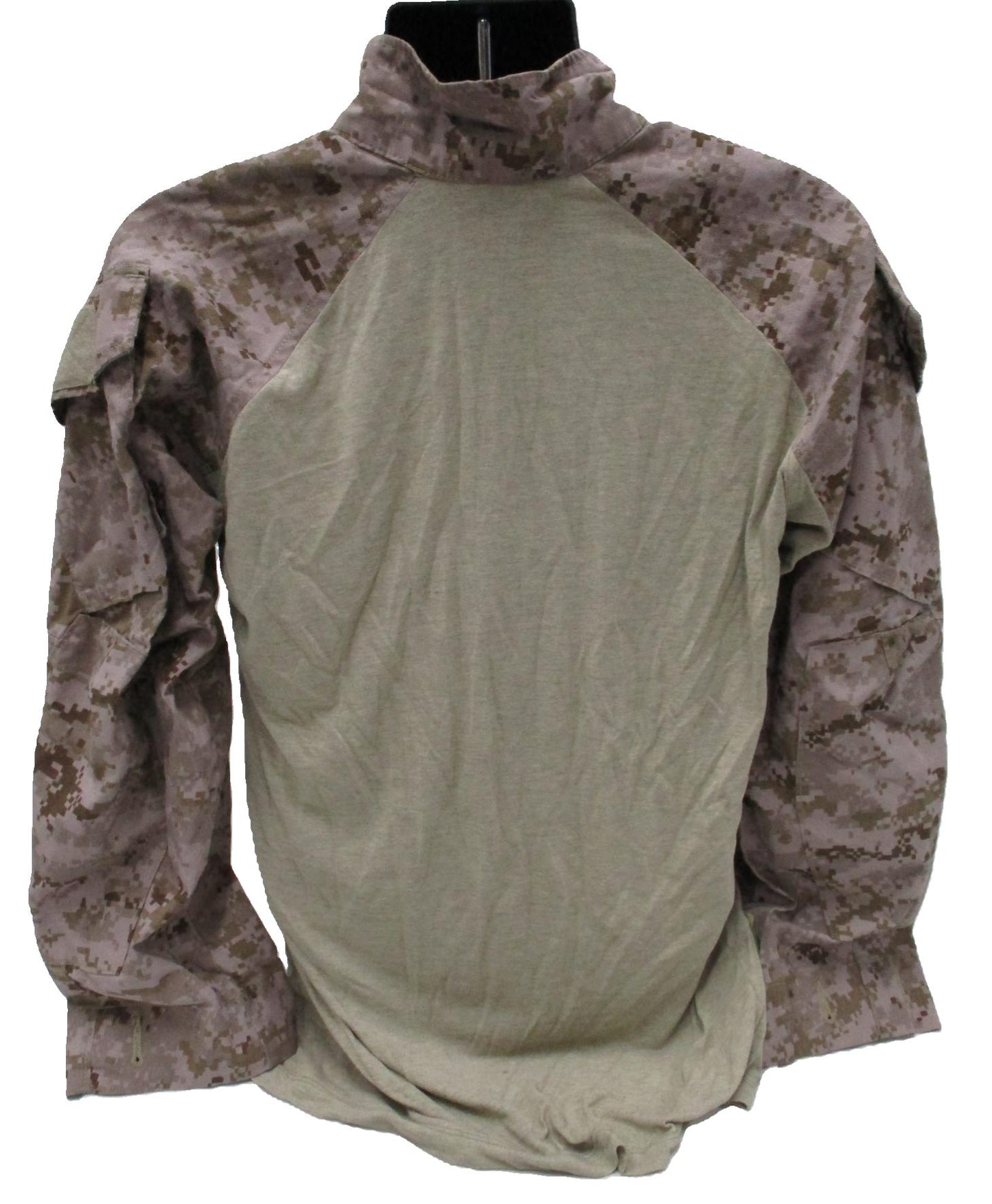 USMC Issue Desert MARPAT FR Combat Shirt by Centex Military Gear, medium/regular size, featuring desert camouflage and tactical design.