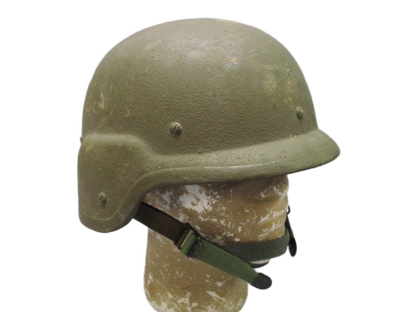 USGI PASGT Made with Kevlar Ballistic Helmet Medium OD Green Military Surplus