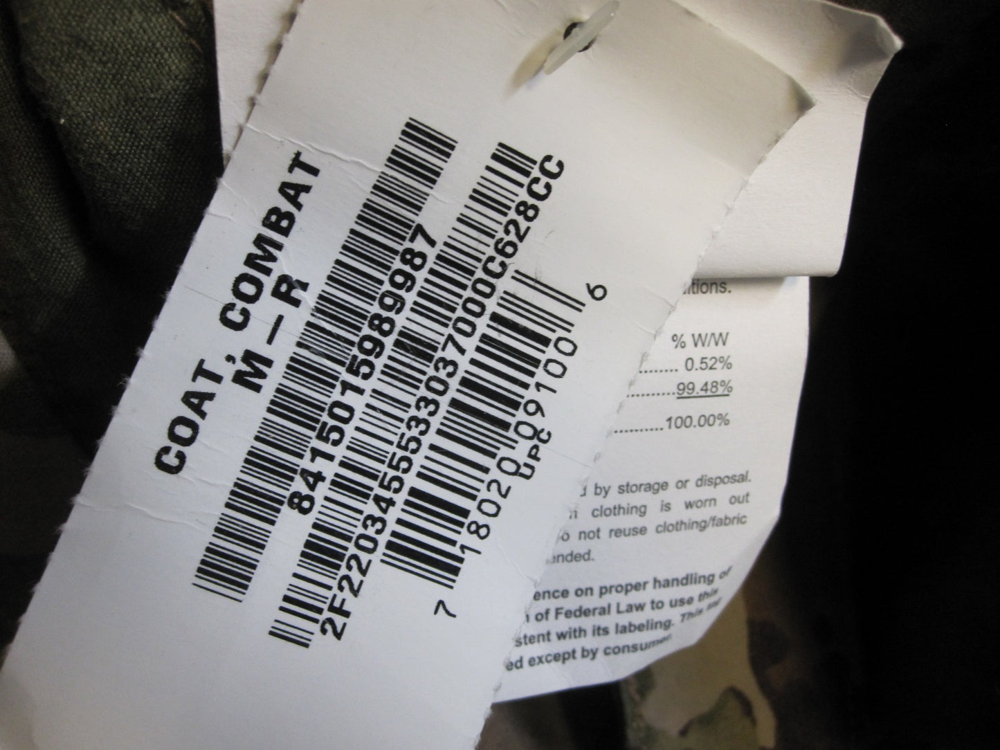 US ARMY AIR FORCE FLAME RESISTANT SHIRT UNIFORM COAT OCP SCORPION MEDIUM/REGULAR