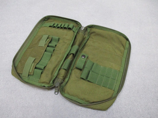 USGI Medic bag Insert Organizer Pouch OD Green Medical Kit Insert w/ Blue Handle - Centex Military Gear