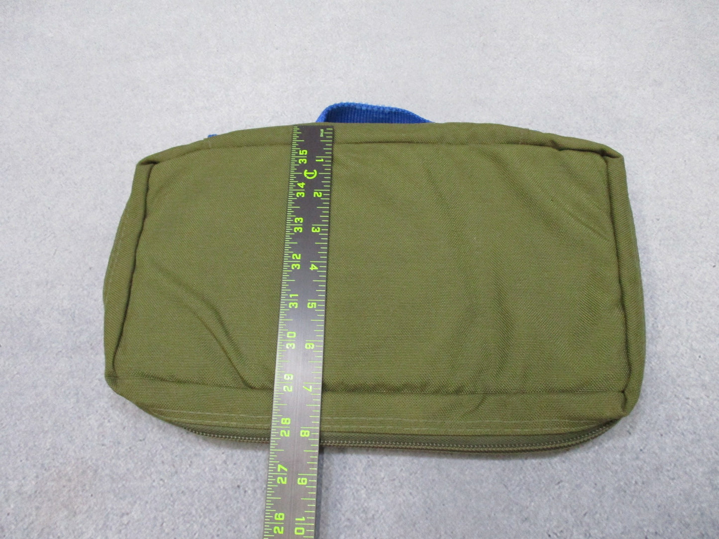 USGI Medic bag Insert Organizer Pouch OD Green Medical Kit Insert w/ Blue Handle - Centex Military Gear