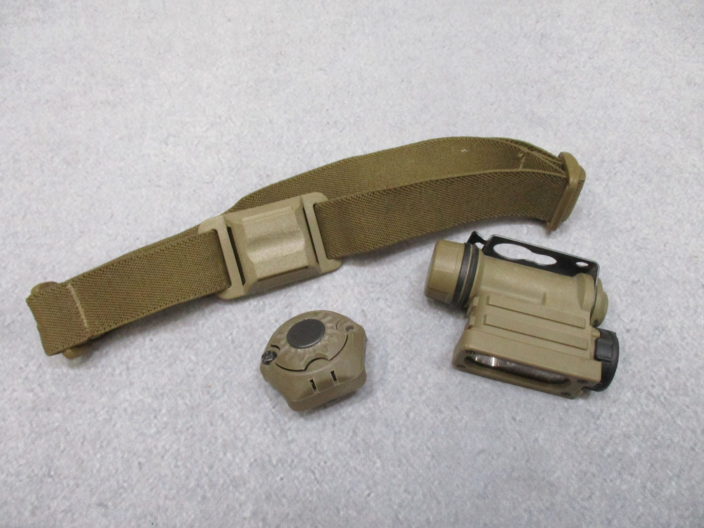 USED STREAMLIGHT SIDEWINDER COMPACT II HEADLAMP TACTICAL HELMET MOUNT FLASHLIGHT