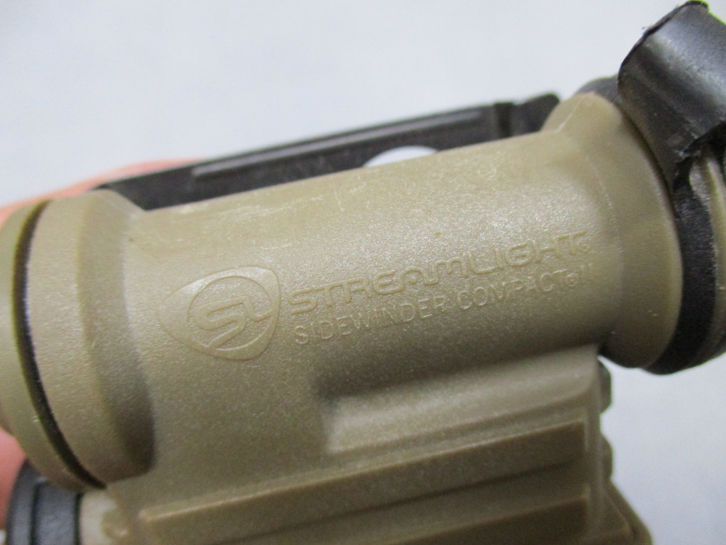 USED STREAMLIGHT SIDEWINDER COMPACT II HEADLAMP TACTICAL HELMET MOUNT FLASHLIGHT