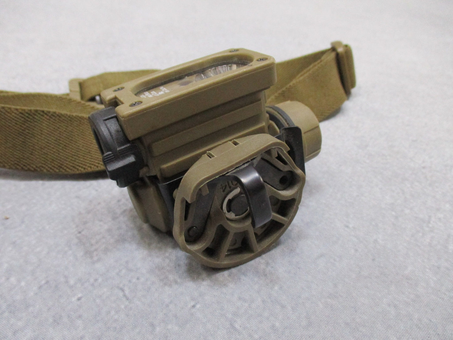 USED STREAMLIGHT SIDEWINDER COMPACT II HEADLAMP TACTICAL HELMET MOUNT FLASHLIGHT